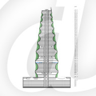 FEATURE - Öko-Hochhaus ist ein vertikaler Garten mit Büros und Wohnungen