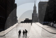 NEWS - Coronavirus: Wenig Menschen auf dem Roten Platz in Moskau