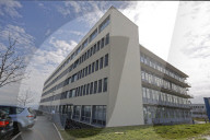 NEWS - Coronavirus: Firmengebäude des Biotechnologie-Zentrums Tübingen mit dem Pharmaunternehmen CureVac