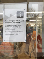 Coronavirus UK elderly shoppers priority