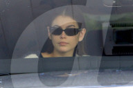 PREMIUM EXCLUSIVE Kaia Gerber Makes A Stop For Gas Before State Issued Lockdown Goes Into Effect