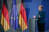 NEWS - Coronavirus: Kontaktverbot statt Ausgangssperre - Bundeskanzlerin Merkel vor den Medien in Berlin