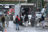 NEWS - Coronavirus: US-Armee errichtet temporäre Leichenhalle vor dem Bellevue Hospital in Manhattan