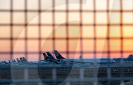 NEWS - Coronavirus:  Flugzeuge der Lufthansa stehen am Boden in Frankfurt