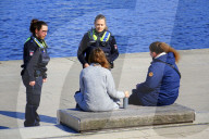 NEWS - Coronavirus: Polizei in Hamburg setzt Beschränkungen durch