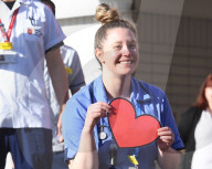 St Thomas's nurses and doctors
