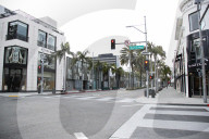 NEWS - Coronavirus: Verlassener Rodeo Drive in Beverly Hills