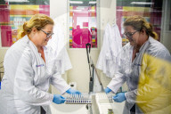 NEWS - Coronavirus: AMitarbeiter des Microvida-Labor in Roosendaal testen bis zu 500 Proben am Tag