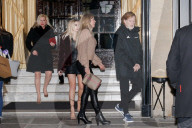 Dave Mustaine leaving The Costes in Paris