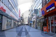 NEWS - Coronavirus: Menschenleere Innenstadt in Köln