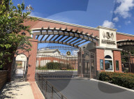 GV's showing the HQ of the Scientology Media Productions Studios in Los Angeles where the church produce most of their film and TV shows.