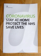 Coronavirus letter from Boris Johnson and an advice leaflet is being sent to all to UK households.