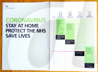 Coronavirus letter from Boris Johnson and an advice leaflet is being sent to all to UK households.