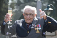 Captain Tom Moore completes final fundraising lap for NHS as donations soar past £12m