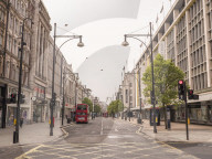 Empty London during lockdown