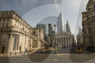 Empty London during lockdown