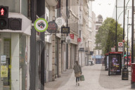 Empty London during lockdown
