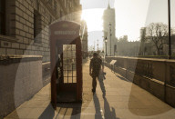 Empty London during lockdown