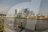 Empty London during lockdown