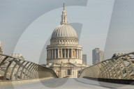 Empty London during lockdown