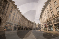 Empty London during lockdown