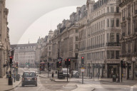 Empty London during lockdown