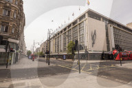 Empty London during lockdown