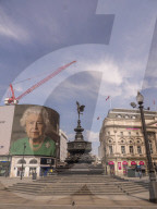 Empty London during lockdown