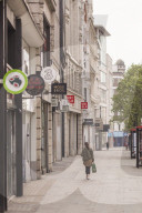 Empty London during lockdown