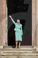 ROYALS -  Die dänische Königin Margarethe an ihrem 80. Geburtstag auf Schloss Fredensborg