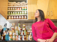 Coronavirus food stockpiling, London.