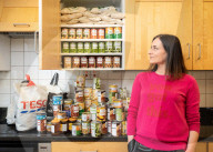 Coronavirus food stockpiling, London.