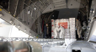 PPE delivered into RAF Brize Norton