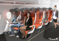 NEWS - Coronavirus: Könnte so Fliegen nach COVID-19 aussehen? Italienische Designer entwerfen Hygiene-Screens für Sitze