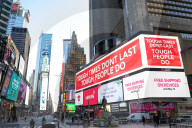 NEWS - Coronavirus: Atmosphäre auf dem Times Square in Manhattan in New York City
