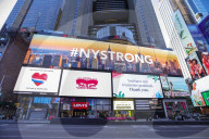 NEWS - Coronavirus: Atmosphäre auf dem Times Square in Manhattan in New York City
