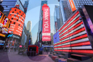 NEWS - Coronavirus: Atmosphäre auf dem Times Square in Manhattan in New York City