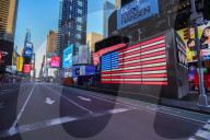 NEWS - Coronavirus: Atmosphäre auf dem Times Square in Manhattan in New York City