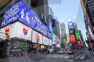 NEWS - Coronavirus: Atmosphäre auf dem Times Square in Manhattan in New York City