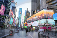 NEWS - Coronavirus: Atmosphäre auf dem Times Square in Manhattan in New York City