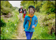 Scouts Hike to the Moon for the Big Night In appeal