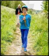 Scouts Hike to the Moon for the Big Night In appeal