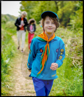 Scouts Hike to the Moon for the Big Night In appeal