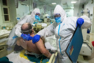 NEWS - Coronavirus:   Covid-19-Behandlung im Klinischen Krankenhaus in Moskau