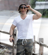 EXKLUSIV -  Gwyneth Paltrows Ehemann Brad Falchuk hält sich mit Nachmittagsjogging fit