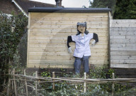 Village scarecrow tribute