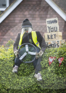 Village scarecrow tribute