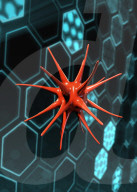 Coronavirus stock illustration