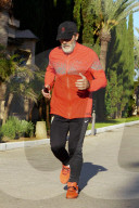 PEOPLE - Antonio Banderas unterwegs beim Joggen in Marbella