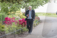 Boris Johnson walking in St James Park
